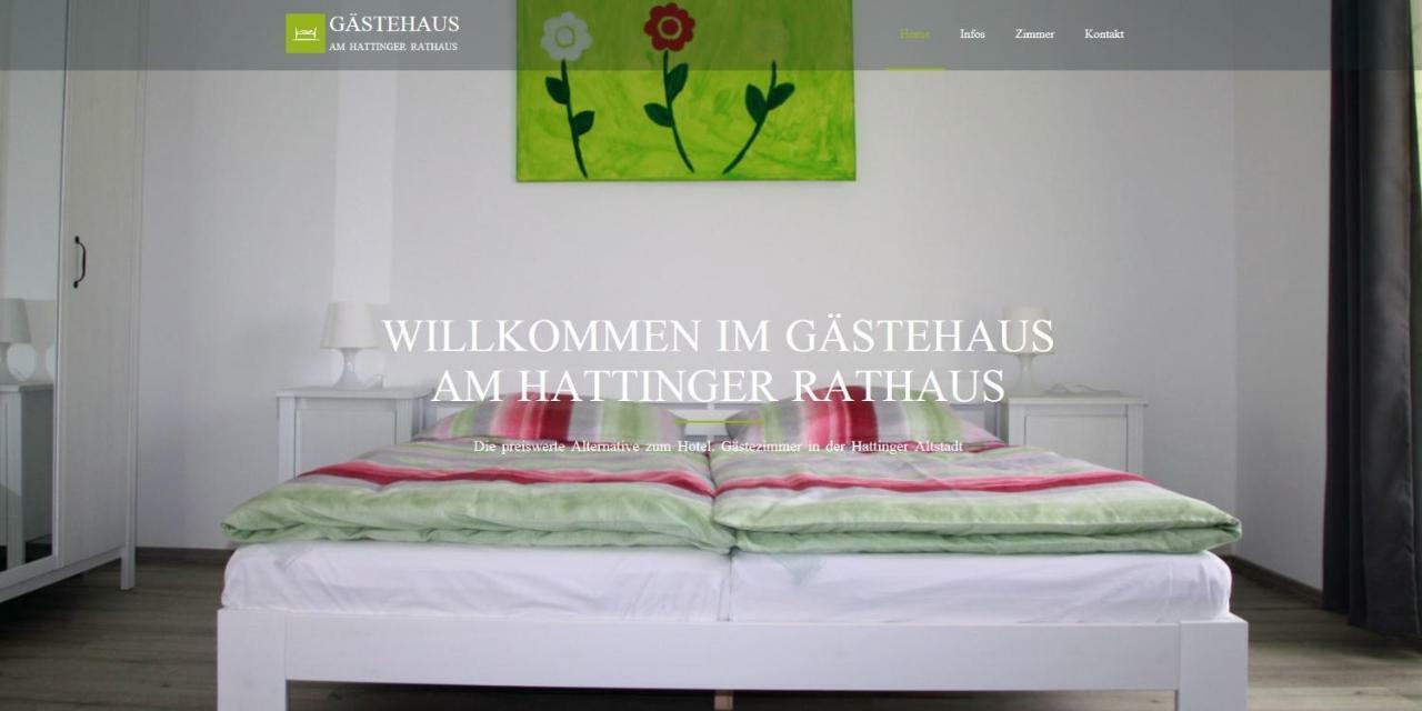 Gaestehaus Am Hattinger Rathaus Hattingen Exteriör bild